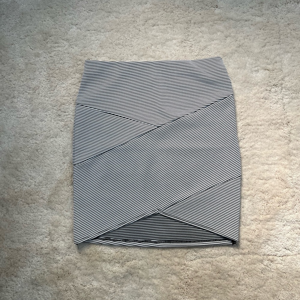 3/$20 DEAL! Striped Mini Pencil Skirt